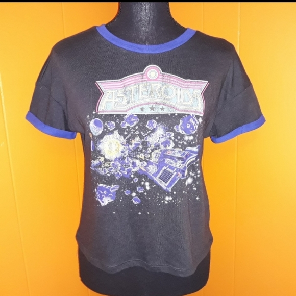 🎨ASTEROID retro Medium Junk Food crop top - Picture 3 of 7